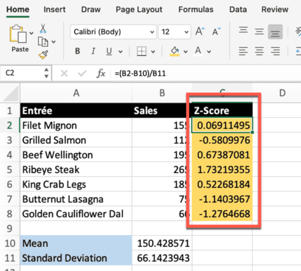 Ekran goruntusu 2024 01 15 103231 - Excel Z Skoru Nasıl Hesaplanır
