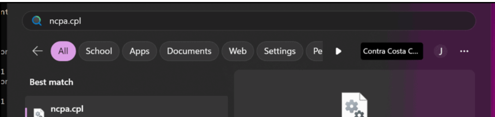 Ekran goruntusu 2024 01 31 110252 - Windows 11'de İnternet Önceliği Nasıl Ayarlanır