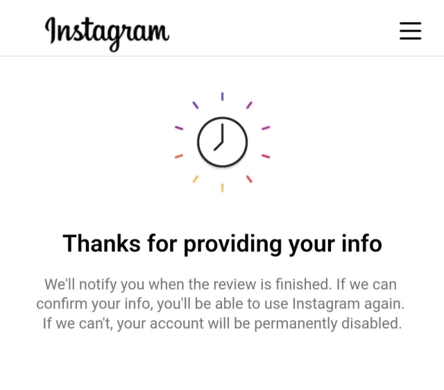 Instagram Bilgilerinizi İnceliyoruz Sorunu Instagram 'Bilgilerinizi İnceliyoruz' Hatası