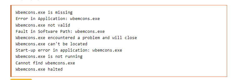 WbemCons.exe Nedir