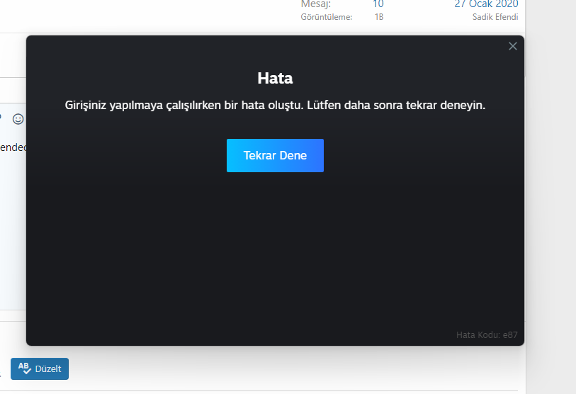 Windows'ta Steam E87 Hatası Nasıl Düzeltilir