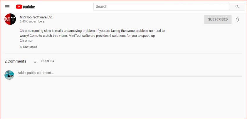 Bir bilgisayar ekranında, YouTube videolarının altındaki yorum bölümüne odaklanan bir ekran görüntüsü.