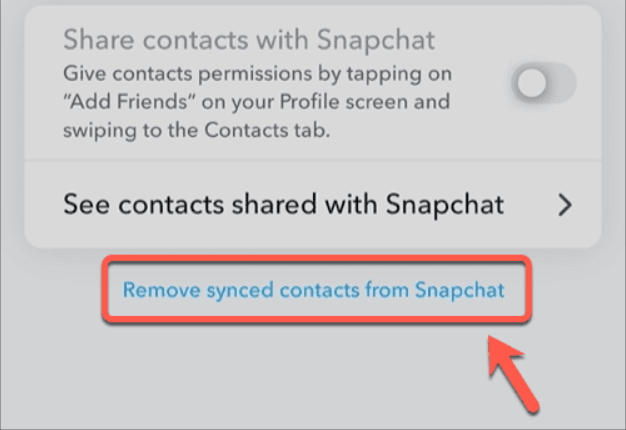 Snapchat'te Hızlı Ekleme Nasıl Kaldırılır