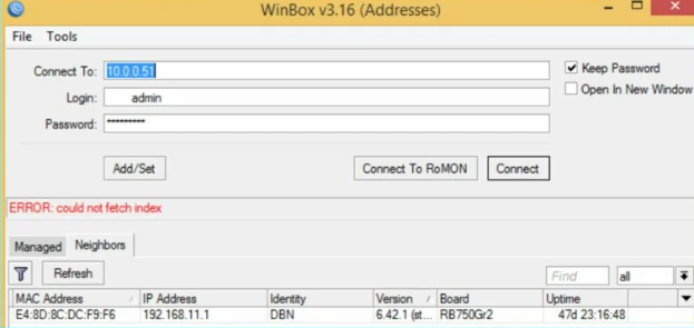 Winbox Windows 10'da açılmıyor 