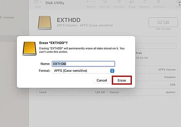 1.2 2 - Mac'te Sabit Sürücü İzni Nasıl Değiştirilir