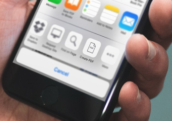 1.6 1 - iPhone'da Resmi PDF'ye Çevirme