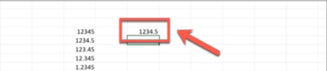 Excel'de Ondalık Basamaklar Nasıl Taşınır Excel'de Ondalık Basamaklar Nasıl Taşınır