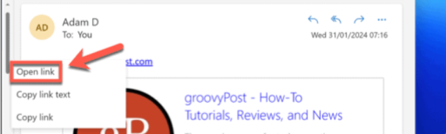 Outlook Chrome da Açık Bağlantıları Nasıl Yapılır Ekran goruntusu 2024 02 05 112507 - Outlook Chrome da Açık Bağlantıları Nasıl Yapılır