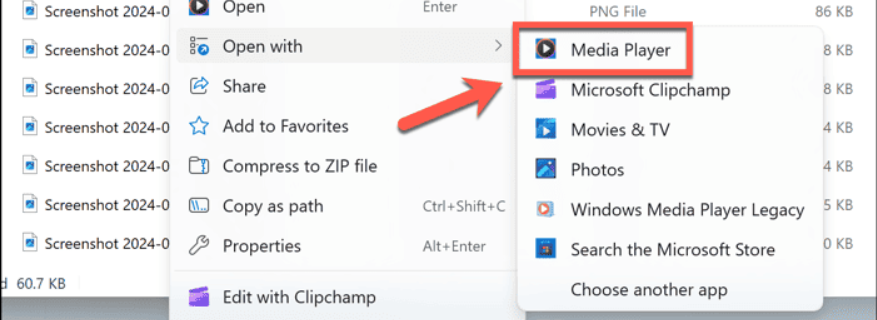 Windows 11'de MP4 Dosyaları Nasıl Oynanır Ekran goruntusu 2024 02 21 132833 - Windows 11'de MP4 Dosyaları Nasıl Oynanır