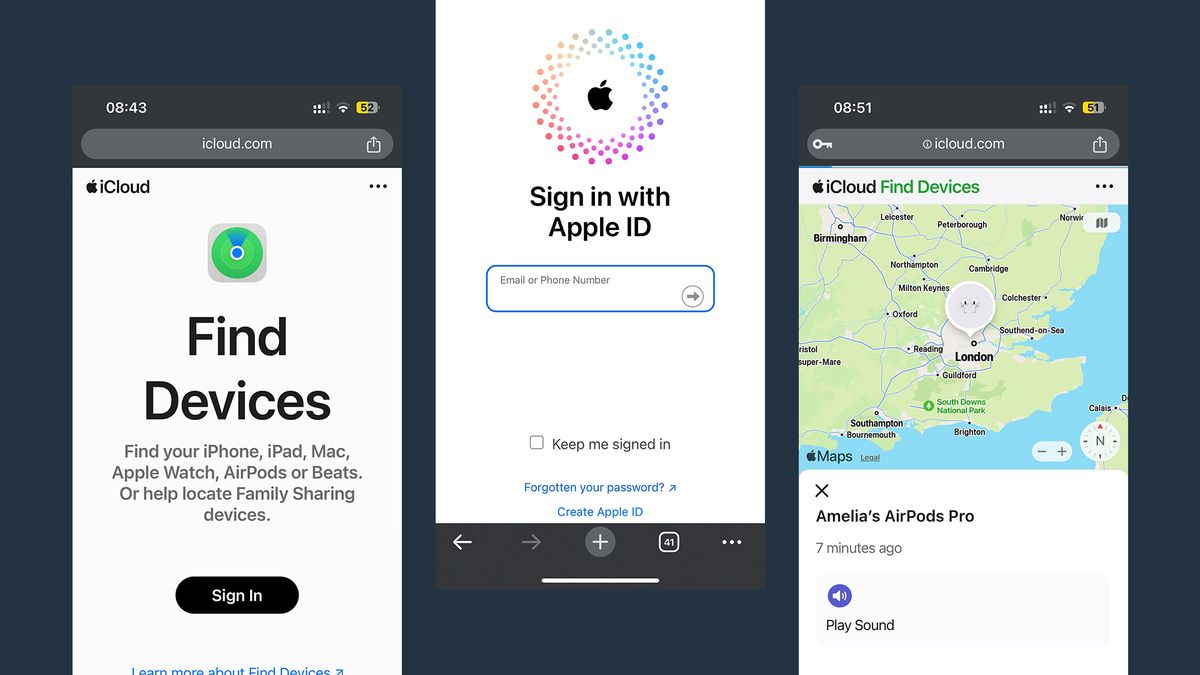 Kayıp Airpods Kutusunu Bulmanın 3 Yolu İCloud'u kullanarak AirPods kılıfı nasıl bulunur?