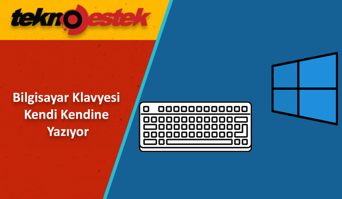 Bilgisayar Klavyesi Kendi Kendine Yazıyor
