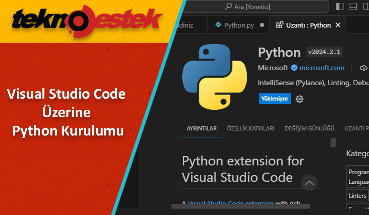 Visual Studio Code Üzerine Python Kurulumu