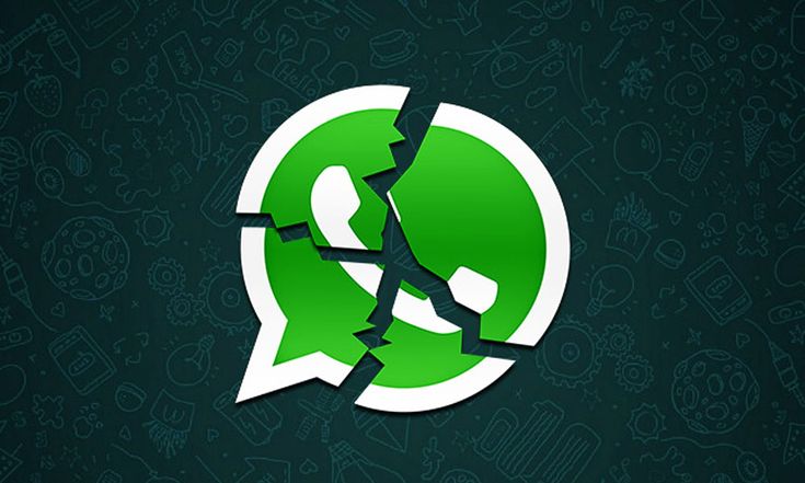 Telefon ekranında Whatsapp logosu ve bir hata mesajı.