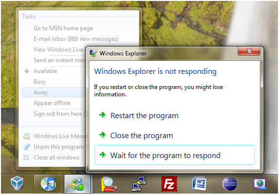 Windows Gezgini Yanıt Vermiyor Sorunu