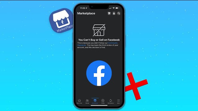 Facebook marketplace açılmıyor