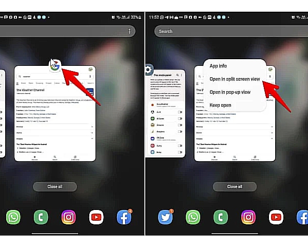 1.2 6 - Samsung Galaxy Fold Telefonlarda Bölünmüş Ekran Kullanmak İçin 16 İpucu