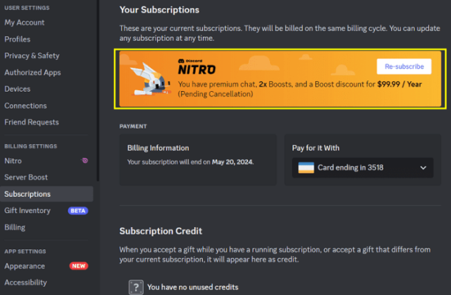 Telefonda Discord Abonelik İptali
