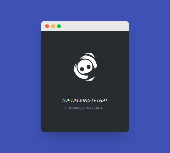 Discord A Fatal JavaScript Error Occurred Hatası Discord A Fatal JavaScript Error Occurred Hatası