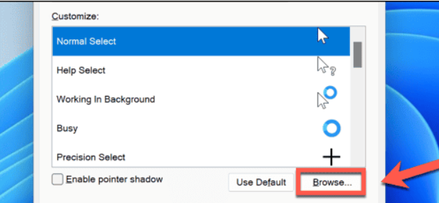 Ekran goruntusu 2024 03 03 103424 - Windows 11'de Fare İmleci Nasıl Değiştirilir