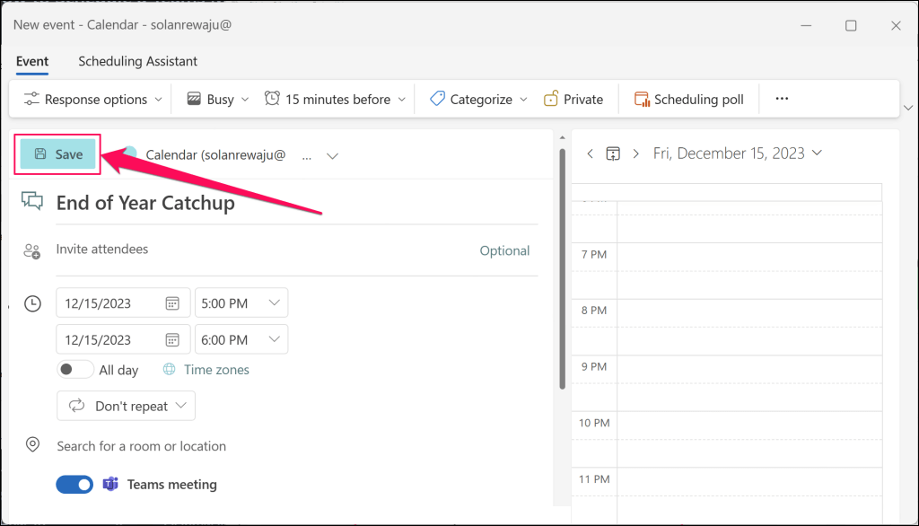 Outlook'ta Teams Toplantısı Zamanlama Outlookta Teams Toplantisi Zamanlama 3 - Outlook'ta Teams Toplantısı Zamanlama