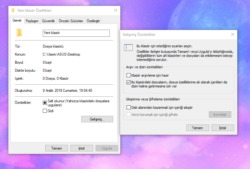 Windows Klasore Parola Koyma - Windows Klasöre Parola Koyma