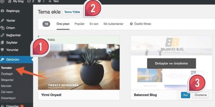 WordPress Teması Yükleme WordPress Temasi Yukleme - WordPress Teması Yükleme
