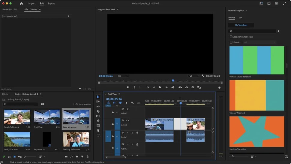 adoberesim2 1 - Adobe Premiere Pro'da Geçişler Nasıl Eklenir?