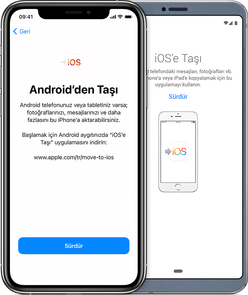 Android'den iPhone'a Veri Aktarımı Android'den iPhone'a Veri Aktarımı