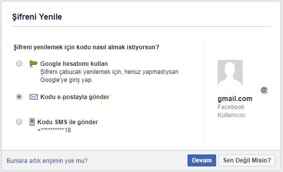 Facebook Hesabınızı Kurtarma