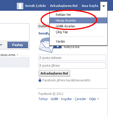 Facebook Hesabınızın Saldırıya Uğraması