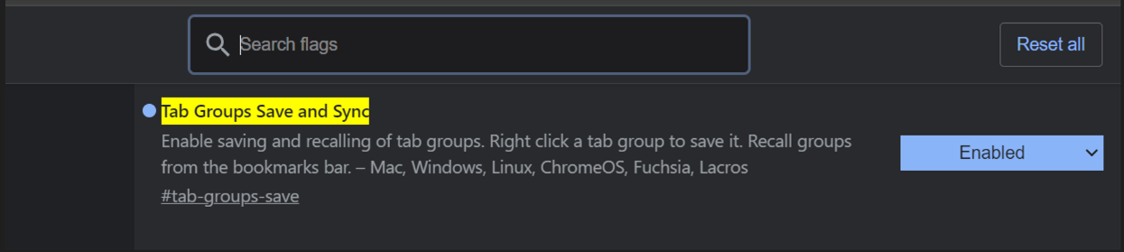 sekme gruplari 2 - Chrome Kalıcı Sekme Grupları