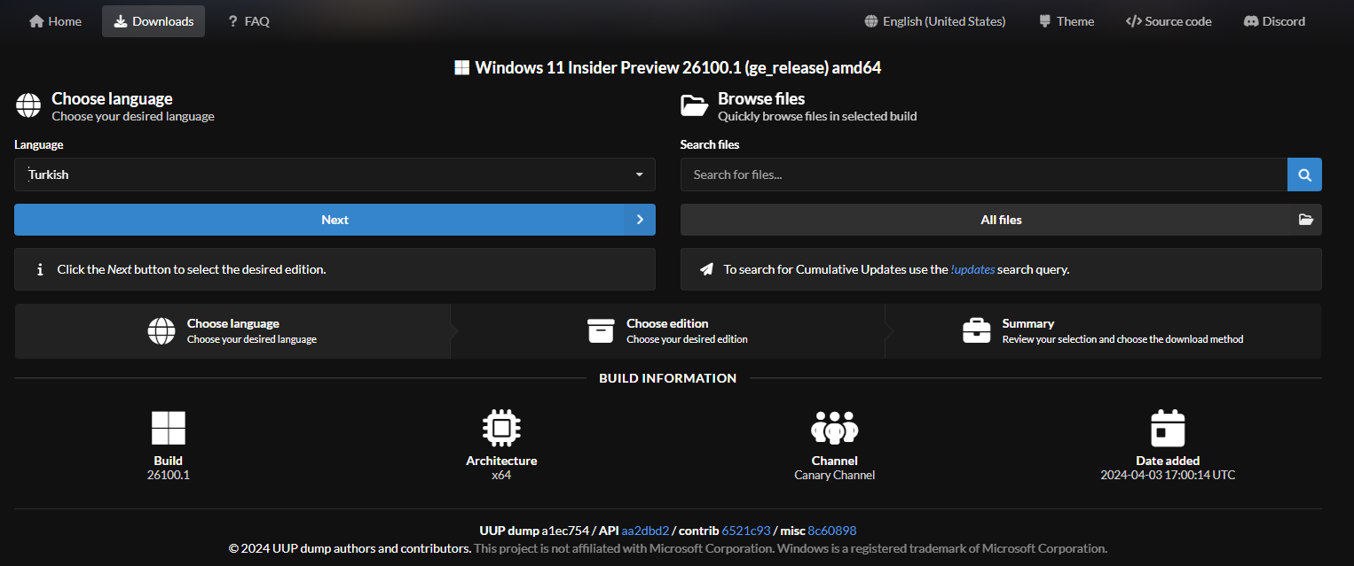 Windows 11 24H2 ISO Dosyasını İndirme
