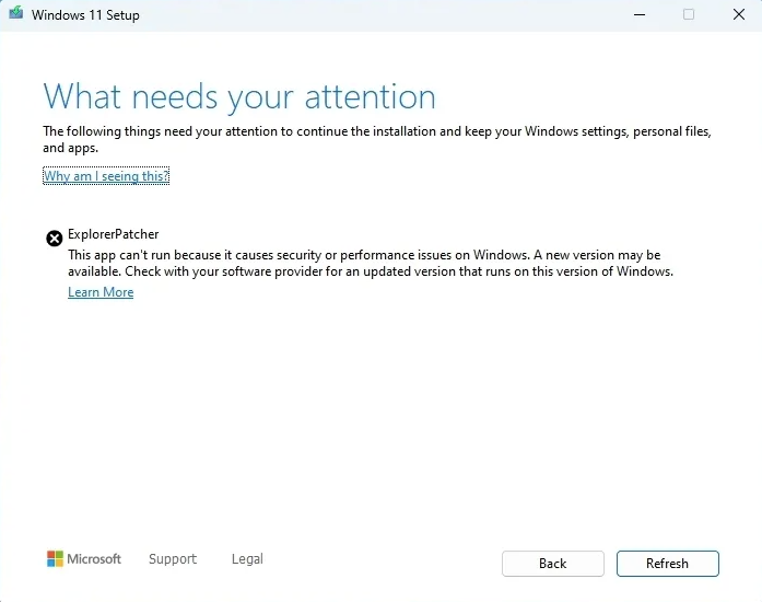 Windows 11 Özelleştirme Uygulama Kısıtlaması