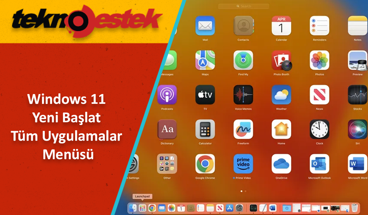 Windows 11 Yeni Baslat Tum Uygulamalar Menusu - Windows 11 Yeni Başlat Tüm Uygulamalar Menüsü