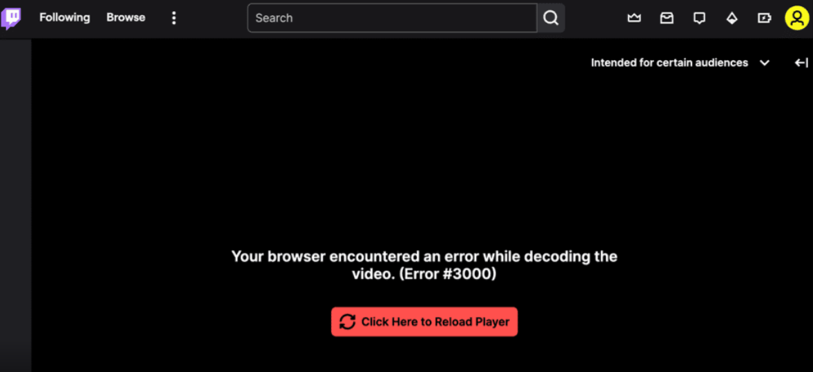 Ekran goruntusu 2024 04 29 145838 - Twitch Hatası 3000 Nasıl Onarılır