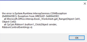HRESULT 0x800a03ec HRESULT 0x800a03ec Hatasından İstisna Nasıl Onarılır