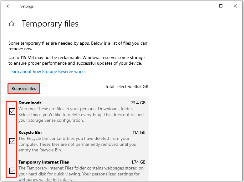 Windows Klasörünün Boyutunu Azaltma 7