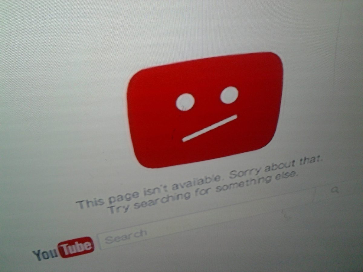 YouTube'da medya yok sorununu temsil eden sembolik görsel