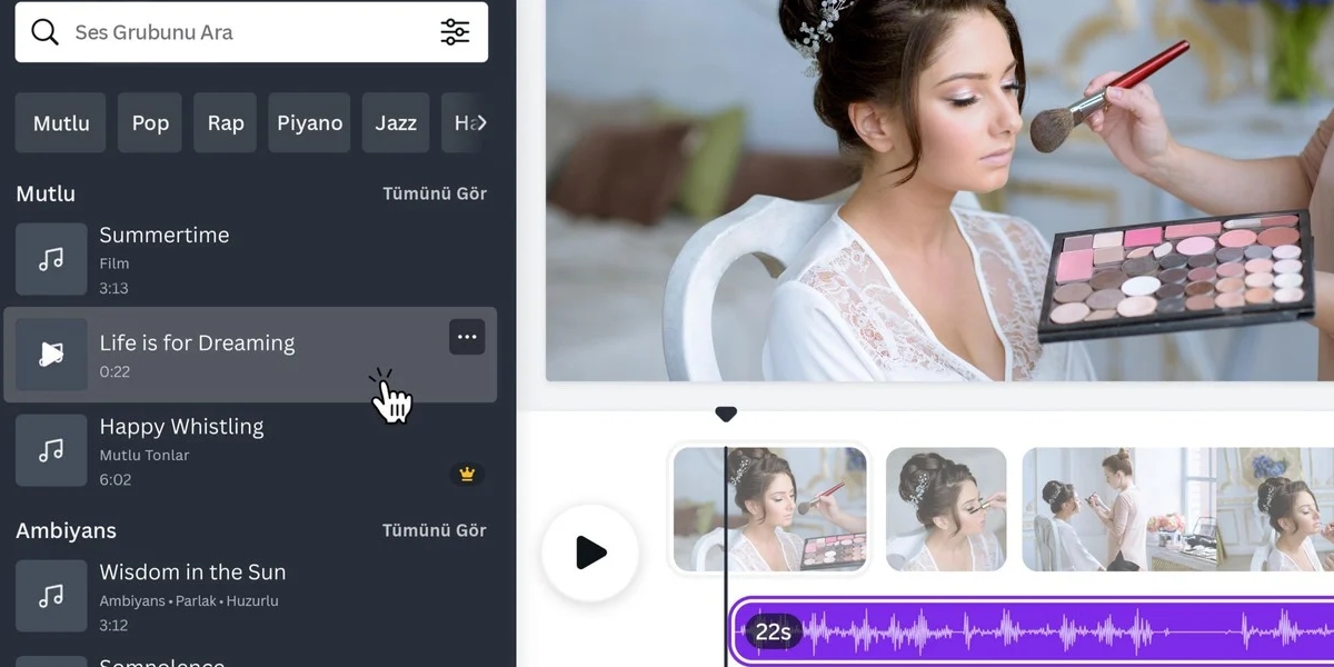 1.23 - Android'de Videodan Ses Kaldırma