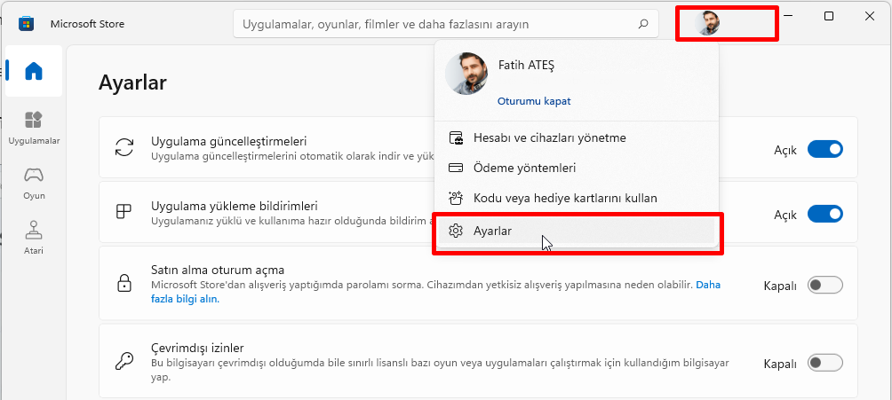 Windows 11 Oyunların Nereye Kurulacağını Seçme Oyunların Nereye Kurulacağını Seçme