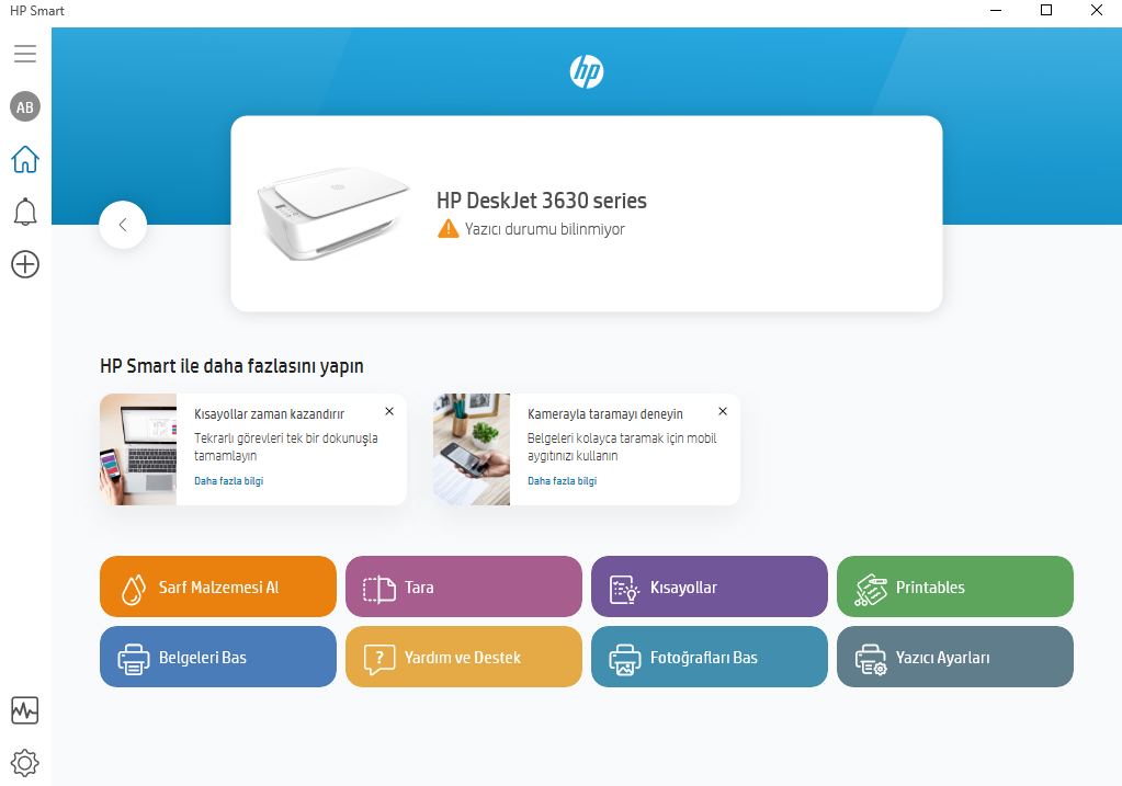 Bilinmeyen Yazıcı Durumu 4 Adımda