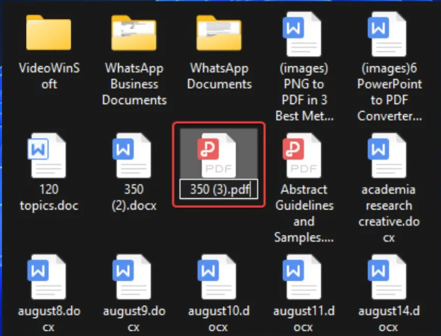 Win 11'de Dosya Türünü Değiştirme Adımları