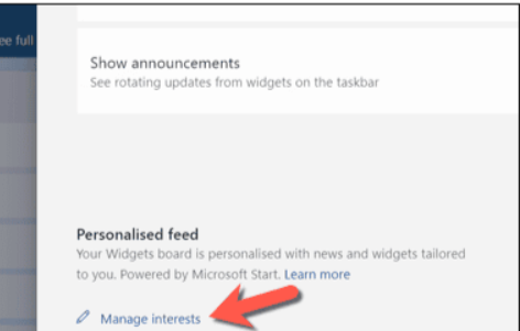 Windows 11 Money Insights Nasıl Kapatılır