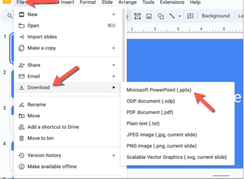 Ekran goruntusu 2024 04 27 103759 - Google Slaytlardan Meta Veriler Nasıl Kaldırılır