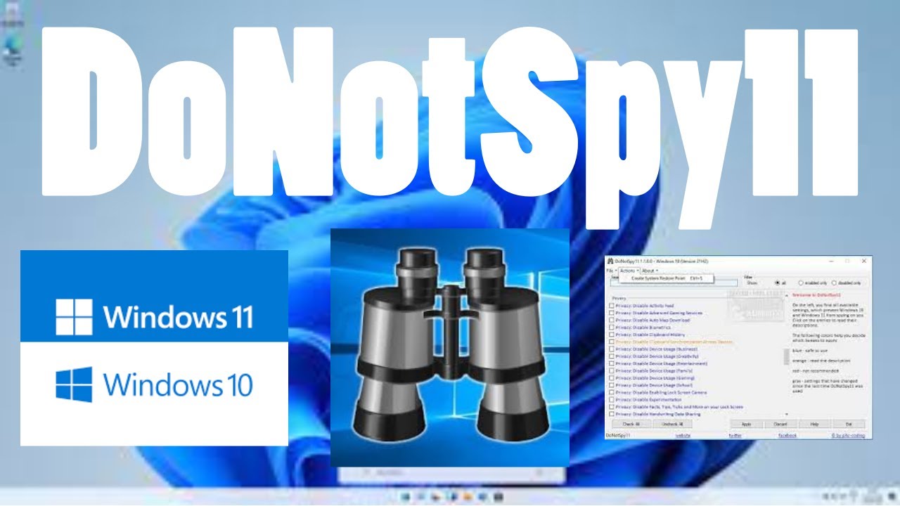 donotspy11kapak - DoNotSpy11 Nedir? Nasıl Kullanılır?