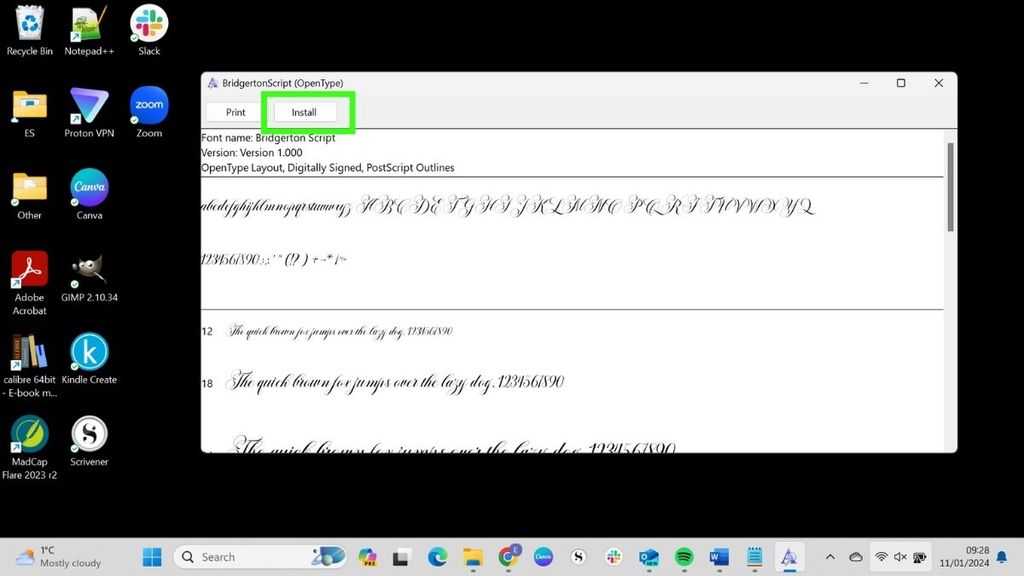 Yazı Tipleri Nasıl Yüklenir yazı tipi