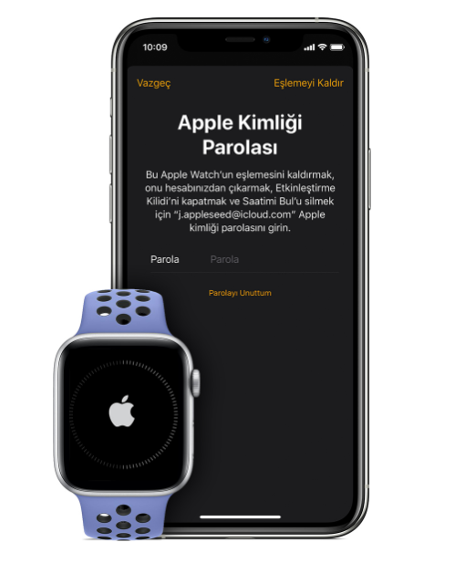 Apple Watch Eslesmeyi Kaldirma ve Aygiti Silme 4