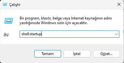 Başlangıç Programlarını Devre Dışı Bırakma