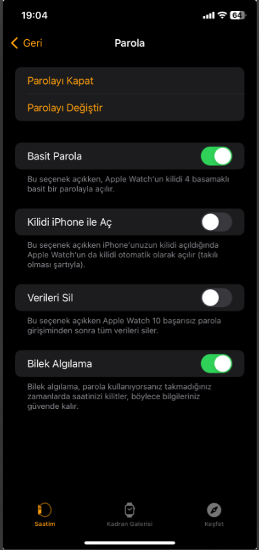 Apple Watch Parola Sifirlama 4 - Apple Watch Parola Sıfırlama