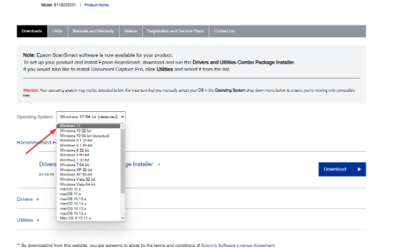 Epson S-400 yazıcı kurulum Adımları